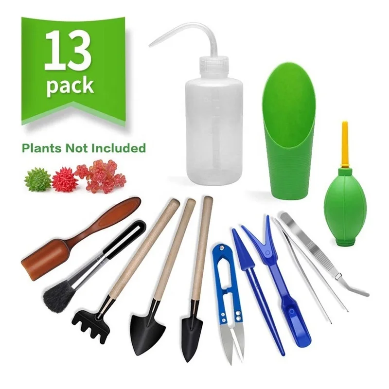 Food Storage With Scoop - 13Pcs Garden Planter Kit DIY Sowing
