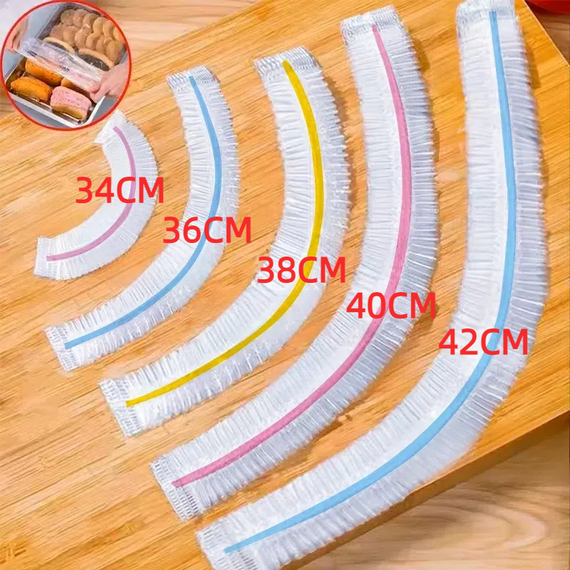 Food Storage Bags Xl - Colorful Disposable Food Cover Dust Food
