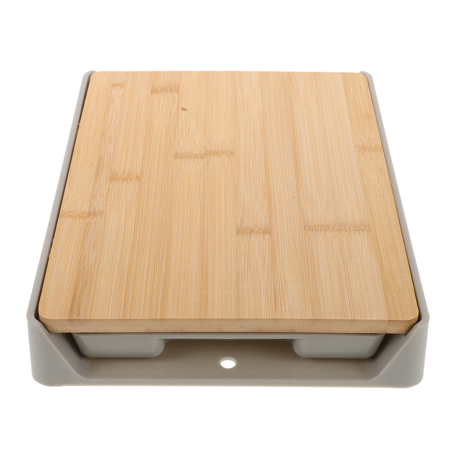 Food Storage Usa - Bamboo Cutting Board with Pull-Out Drawer
