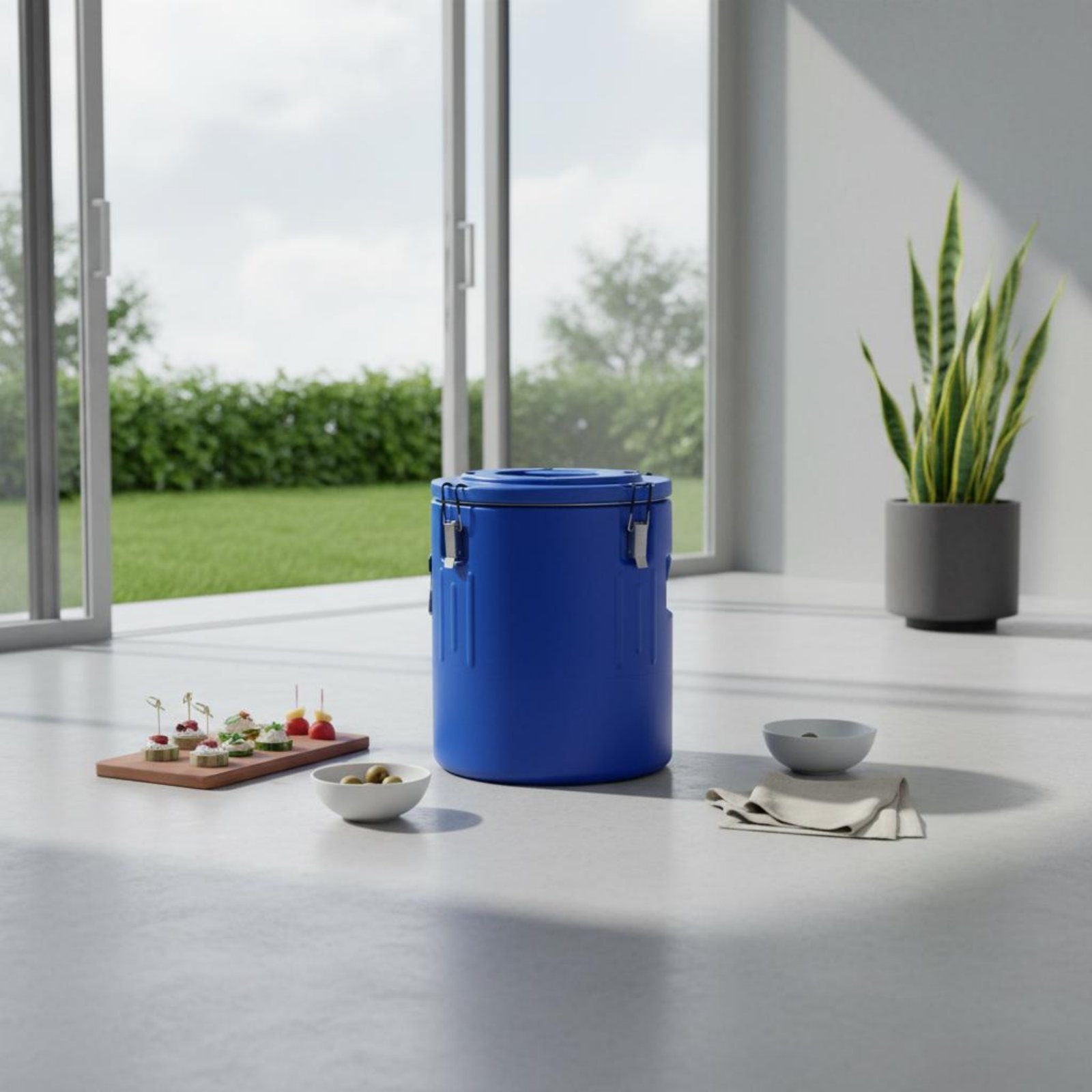Food Storage Usa - 4 Pieces Transport Insulated Container Commercial