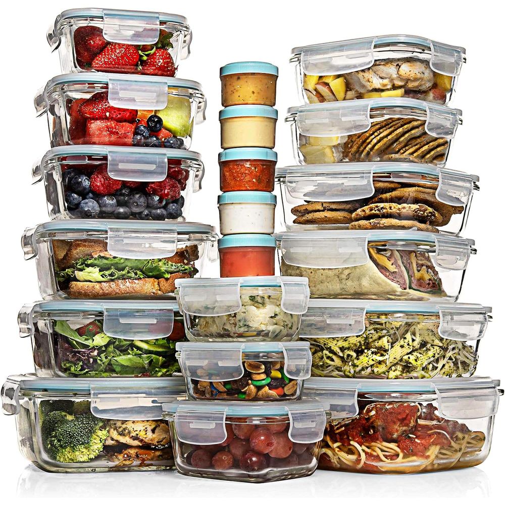 Food Storage Set Glass - Pc Set Glass Food Storage Containers