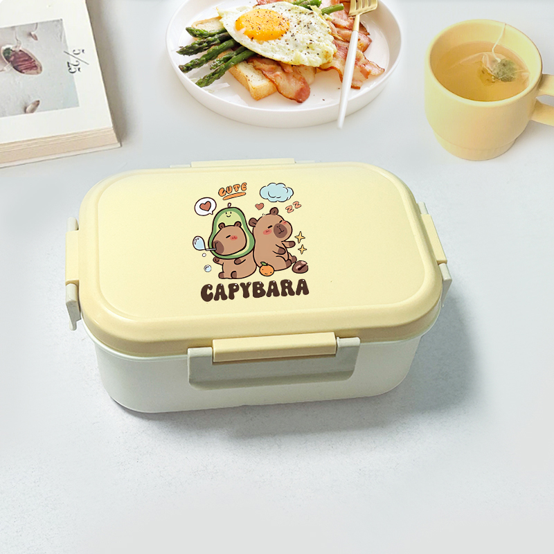 Food Storage Usa - Capybara Bento Lunch Box Cartoon Figure