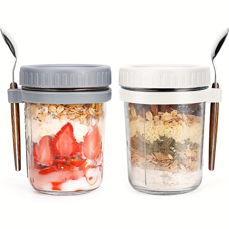 1pc/2pcs Glass Oatmeal Cup, Ov - Food Storage Set Glass recensie en prijs