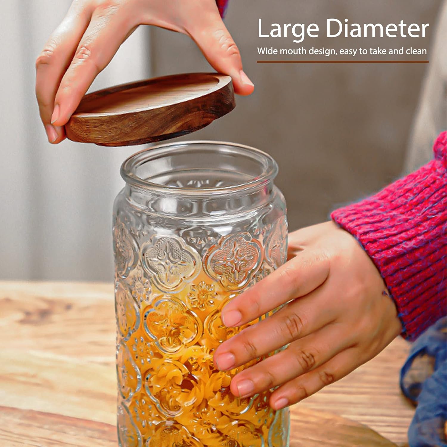 35oz/1000ml Glass Storage Jars - Food Storage Jar Glass recensie en prijs