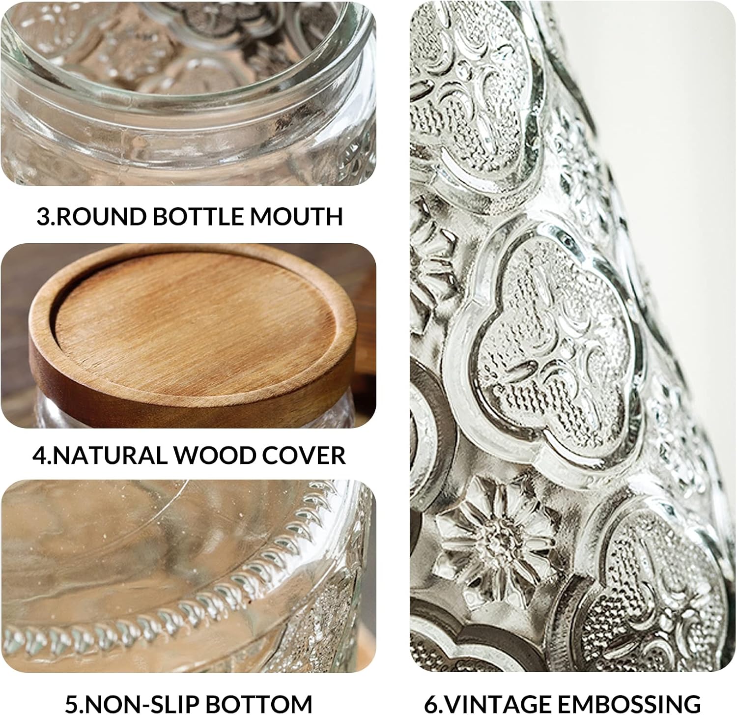 35oz/1000ml Glass Storage Jars - Food Storage Jar Glass recensie en prijs