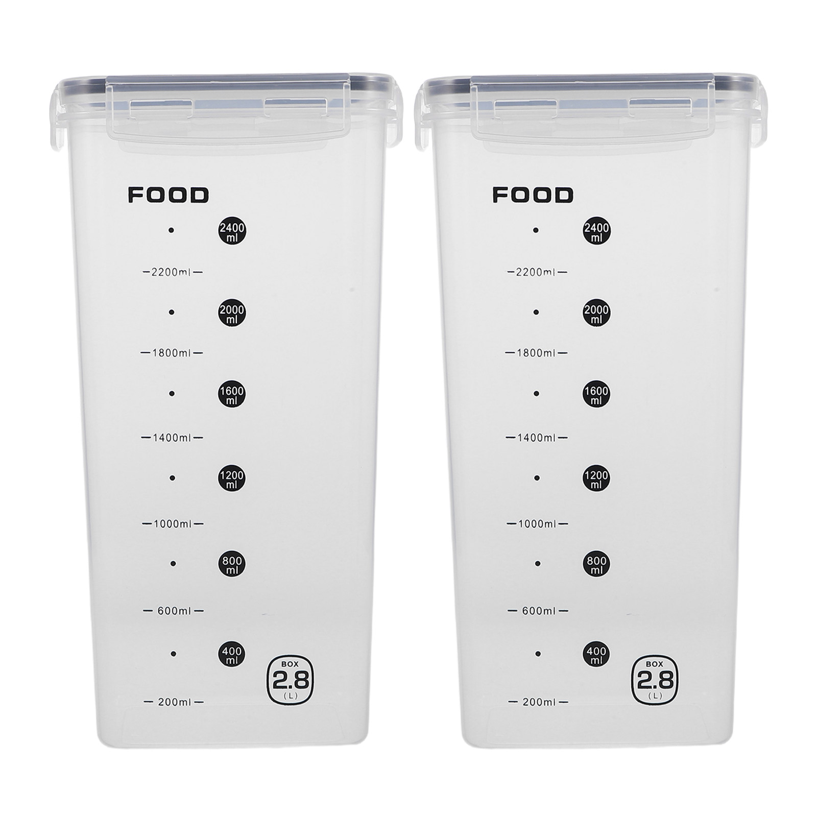 2Pcs Clear Grain Storage Box A - Food Storage Large recensie en prijs