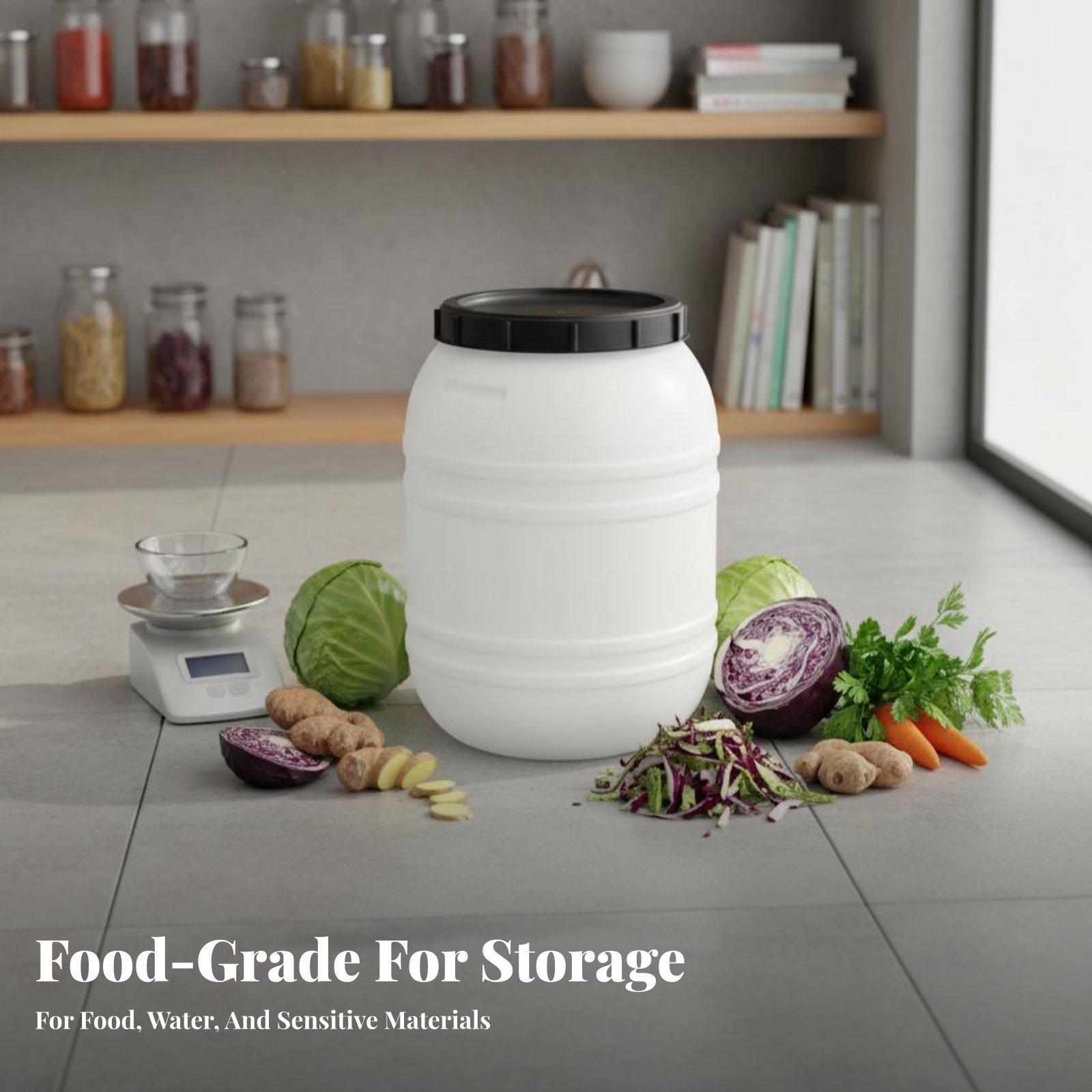 Food Grade Plastic Barrel Airt - Food Storage Usa recensie en prijs