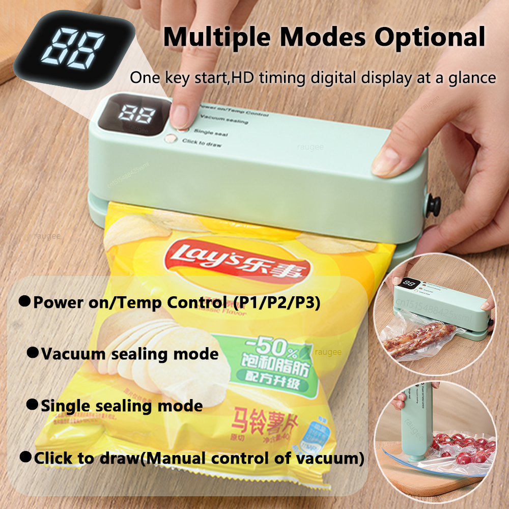 Mini Vacuum Bag Sealer Plastic - Food Storage Vacuum Pump recensie en prijs
