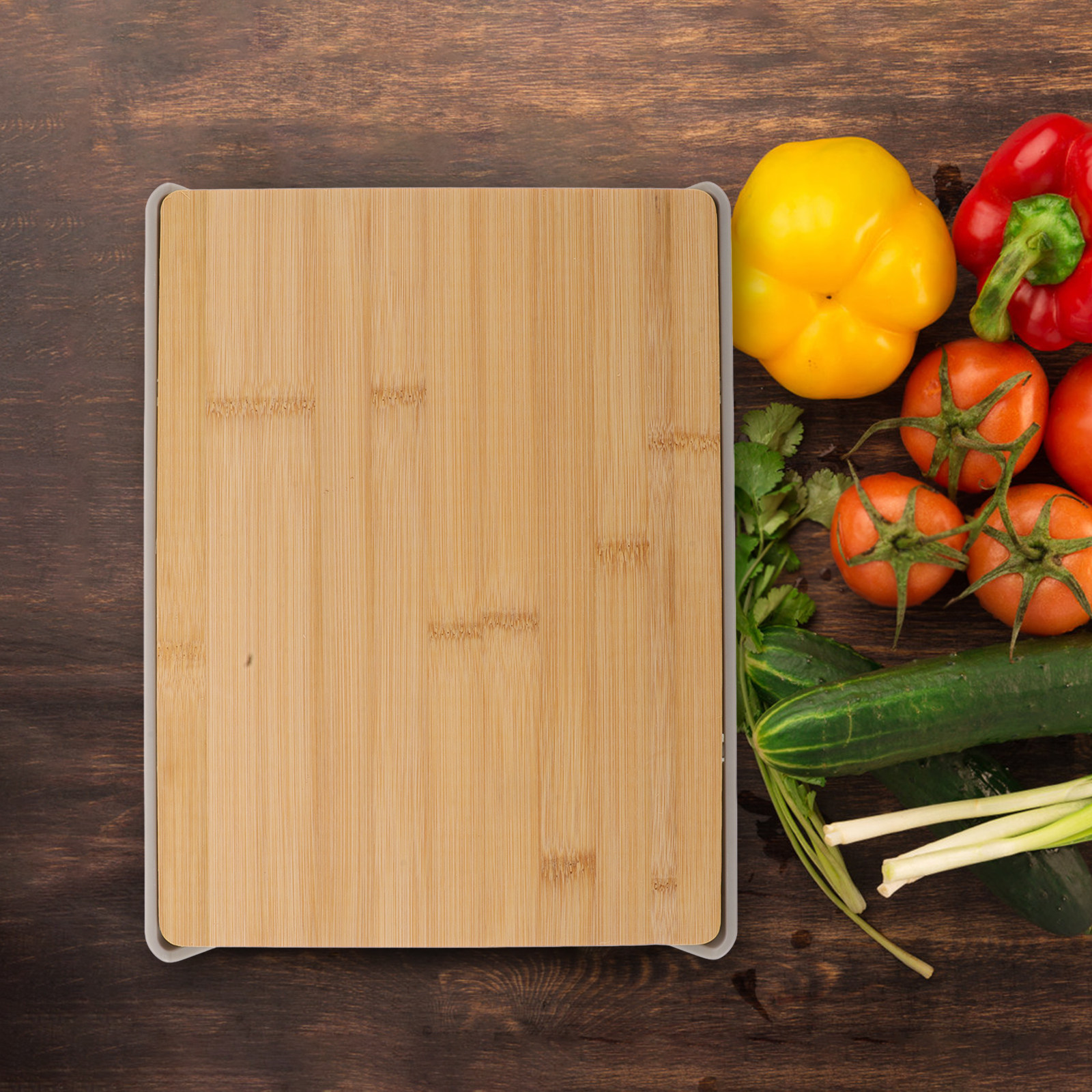 Bamboo Cutting Board with Pull - Food Storage Usa recensie en prijs