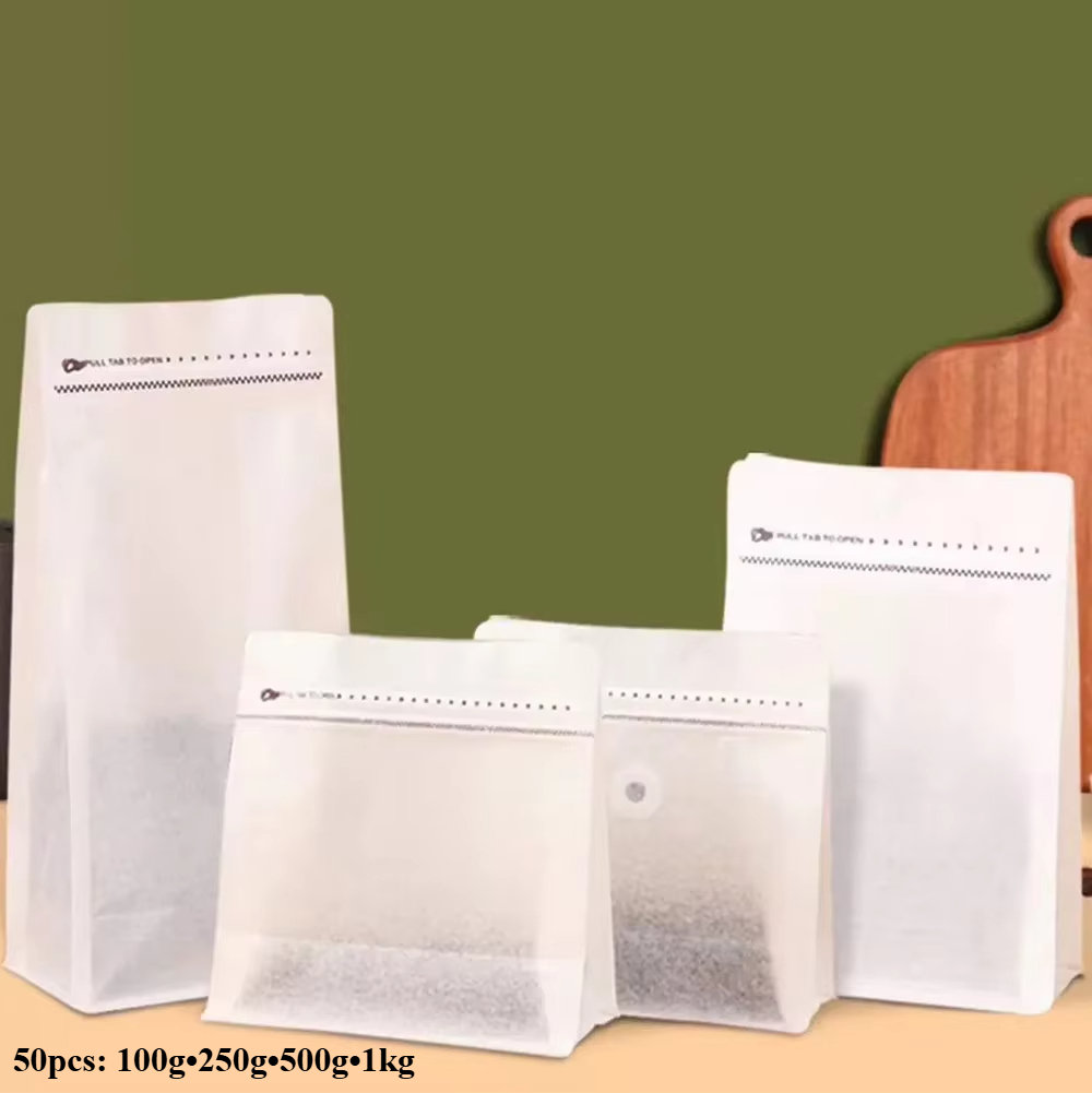 50pcs Biodegradable Coffee Bag - Ziploc Food Storage recensie en prijs