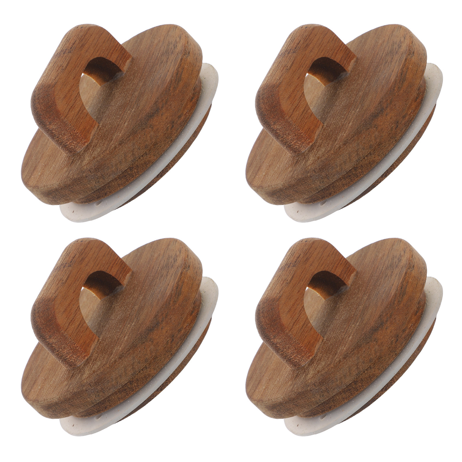 4Pcs Wooden Storage Lids Acaci - Food Storage Jar Glass recensie en prijs