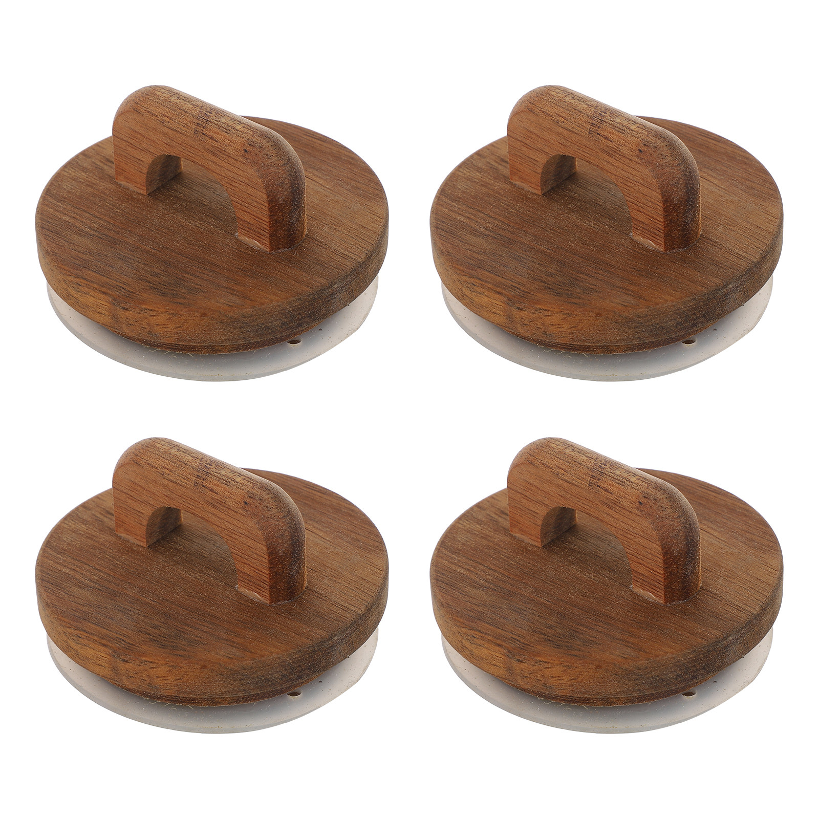 4Pcs Wooden Storage Lids Acaci - Food Storage Jar Glass recensie en prijs