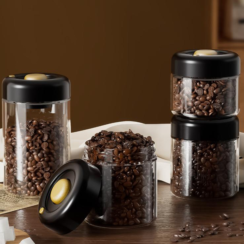 Transparent Glass Coffee Beans - Food Storage Jar Glass recensie en prijs