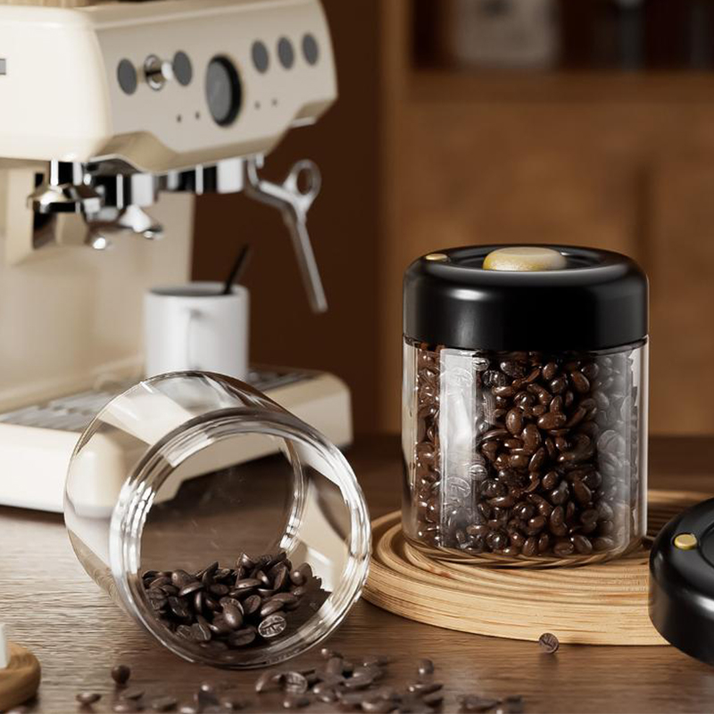 Transparent Glass Coffee Beans - Food Storage Jar Glass recensie en prijs