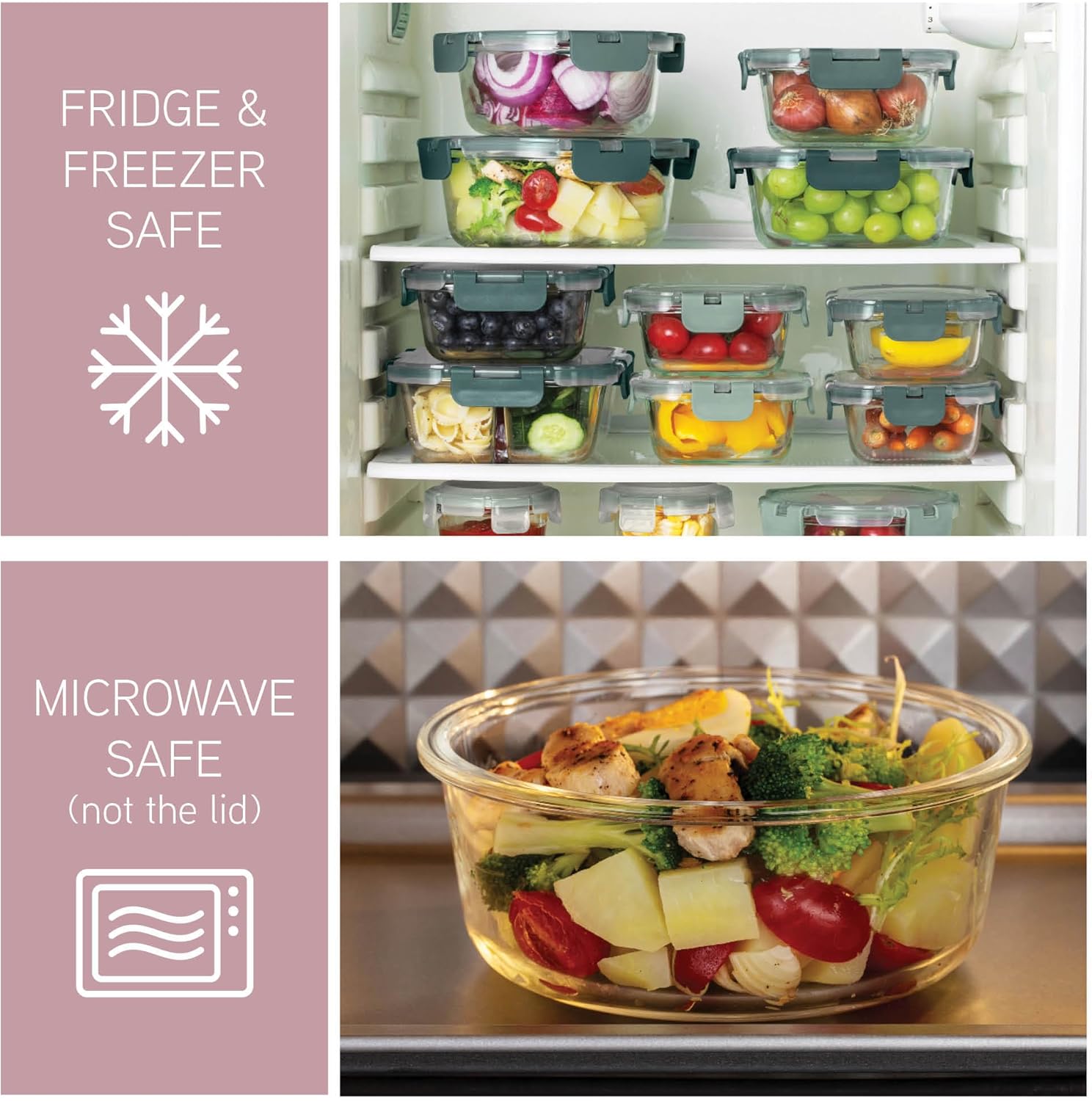 32-Pc Borosilicate Glass Food  - Food Storage Set Glass recensie en prijs