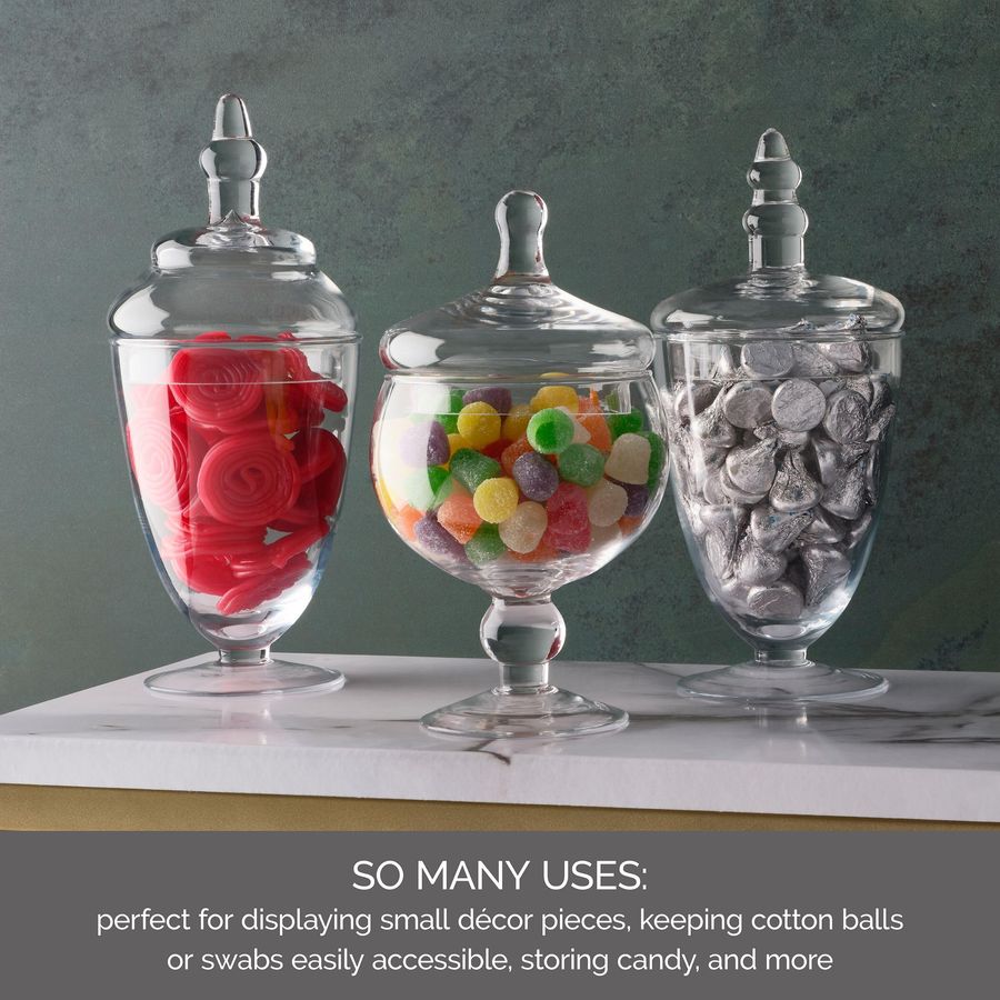 Glass Apothecary Jars, Set of  - Food Storage Set Glass recensie en prijs