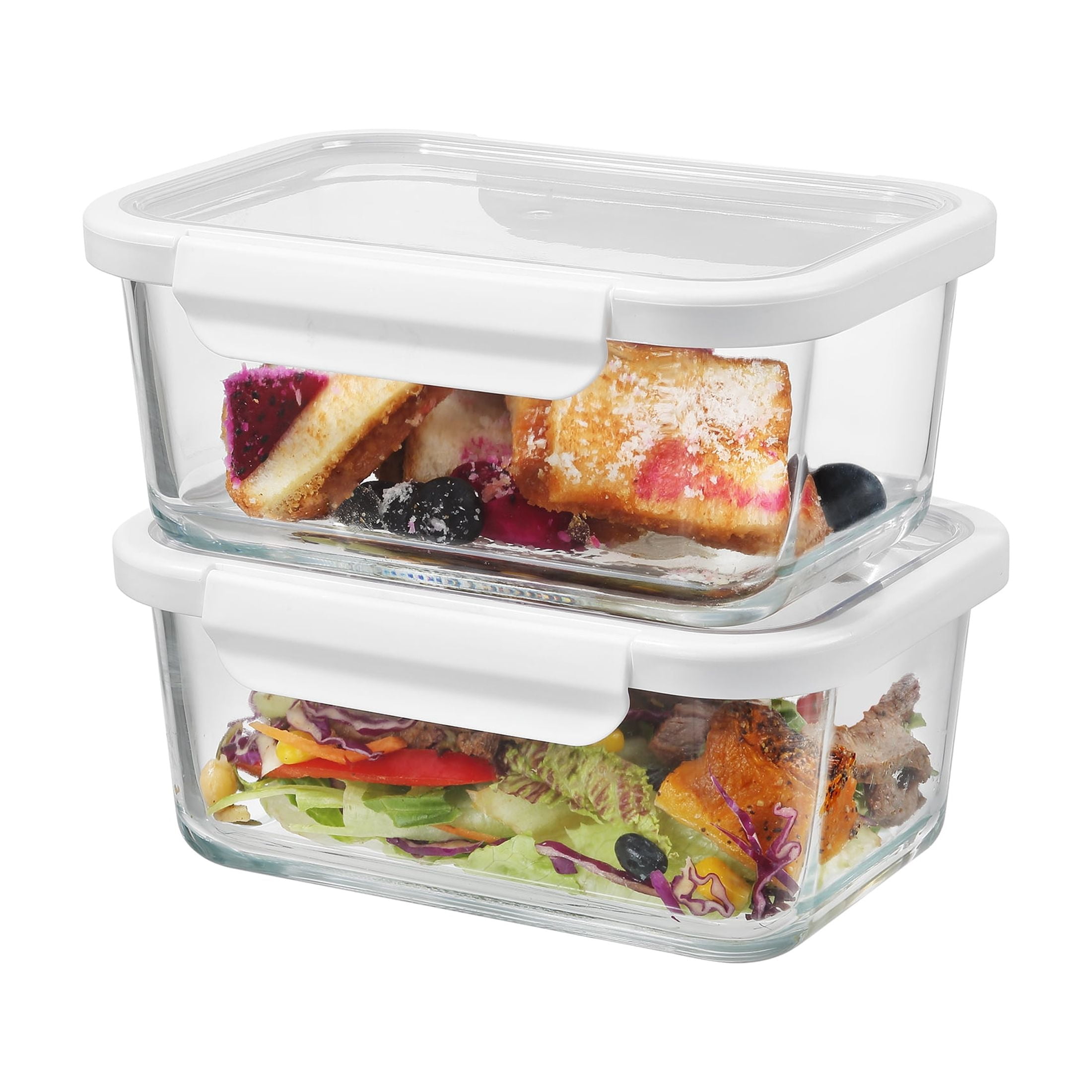 4Cup Rectangle Glass Food Stor - Food Storage Set Glass recensie en prijs