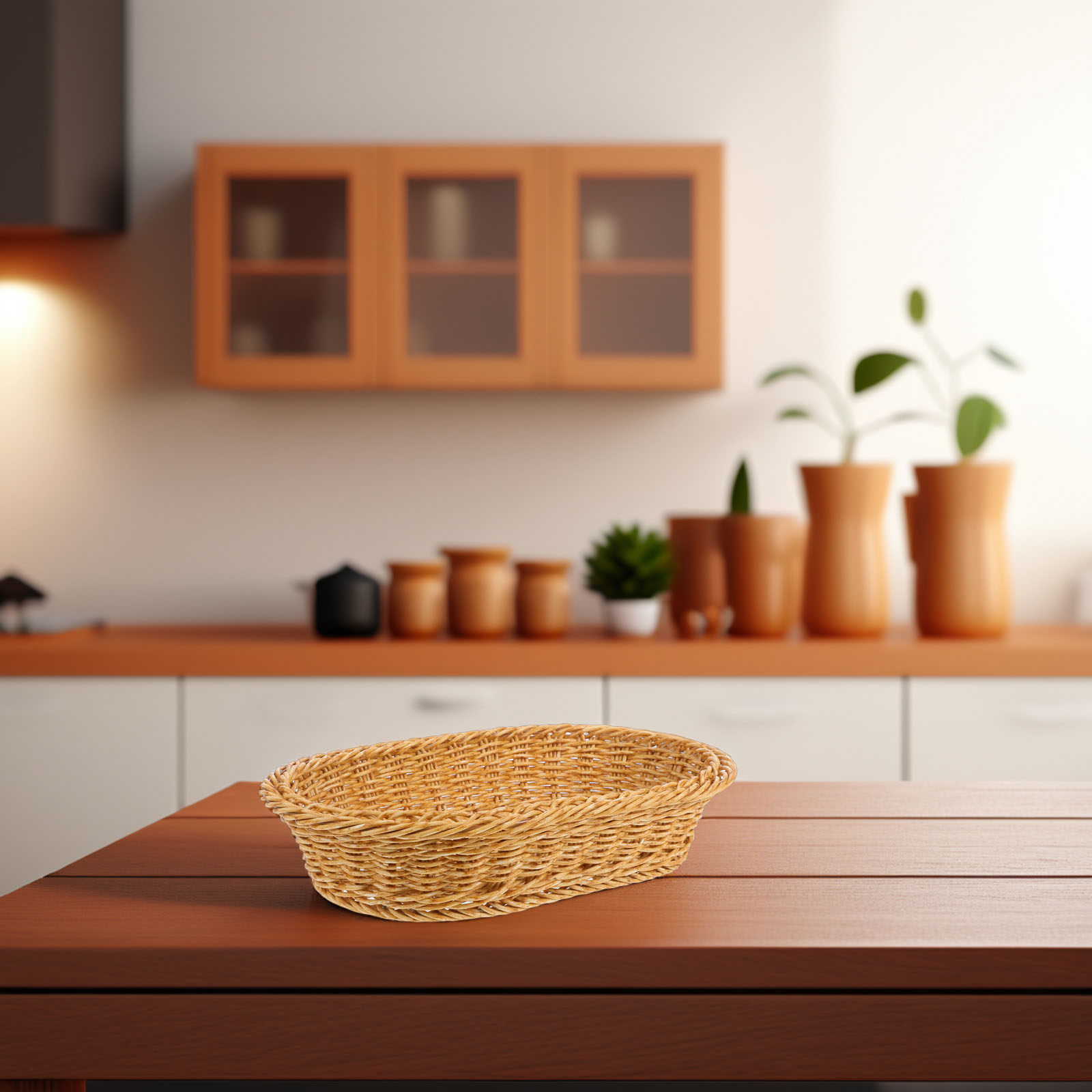 Plastic Woven Oval Bread Baske - Food Storage And Organizer recensie en prijs