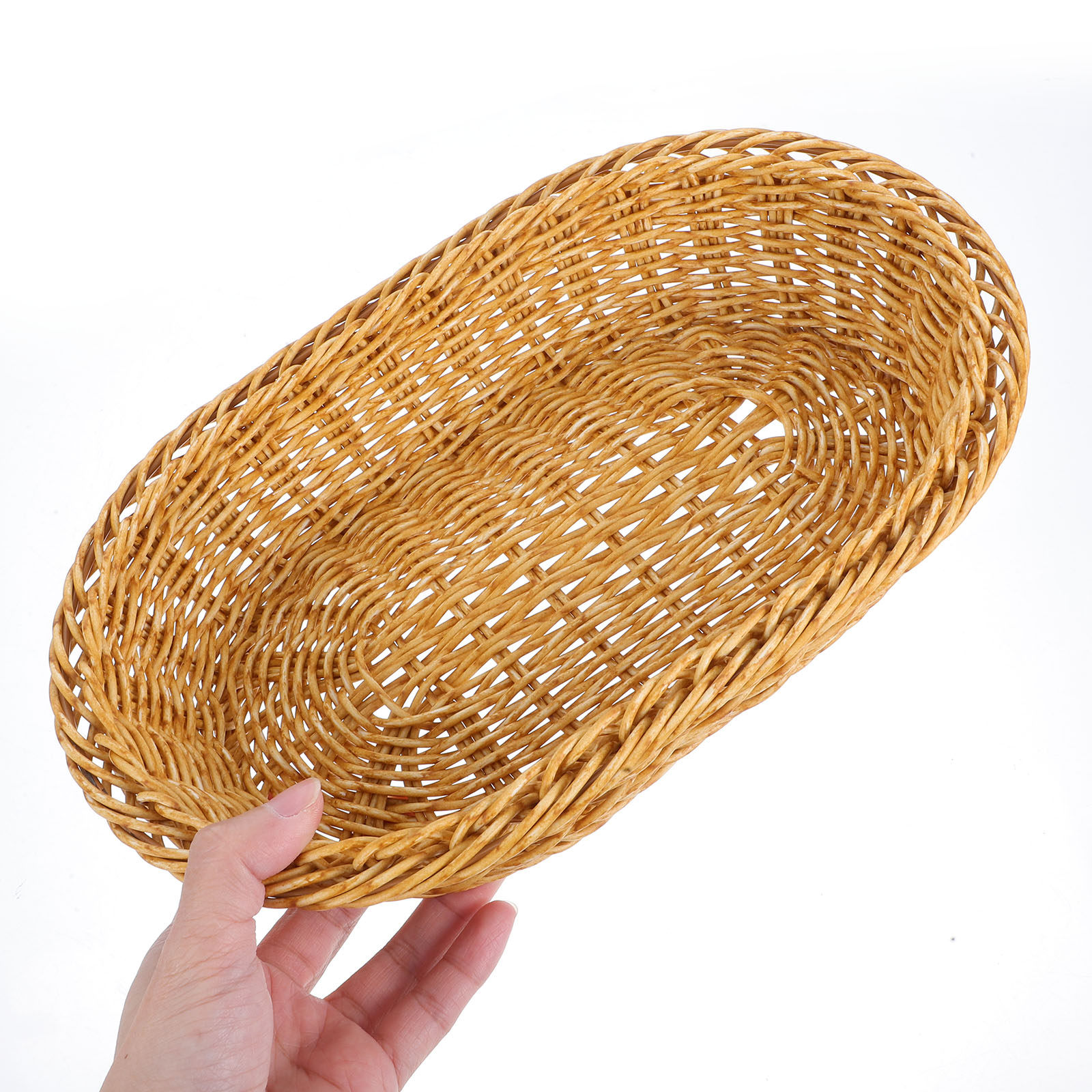 Plastic Woven Oval Bread Baske - Food Storage And Organizer recensie en prijs
