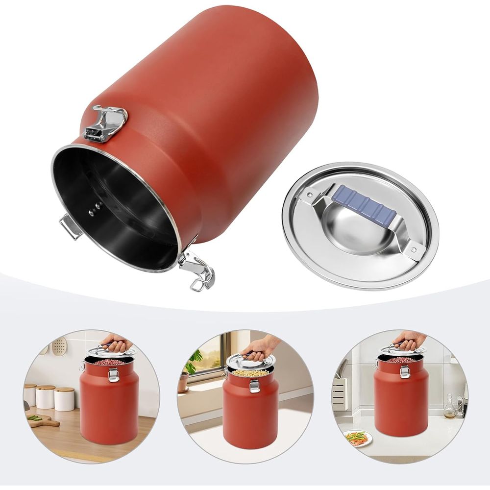 3.2 Gallon Stainless Steel Air - Food Storage Large recensie en prijs