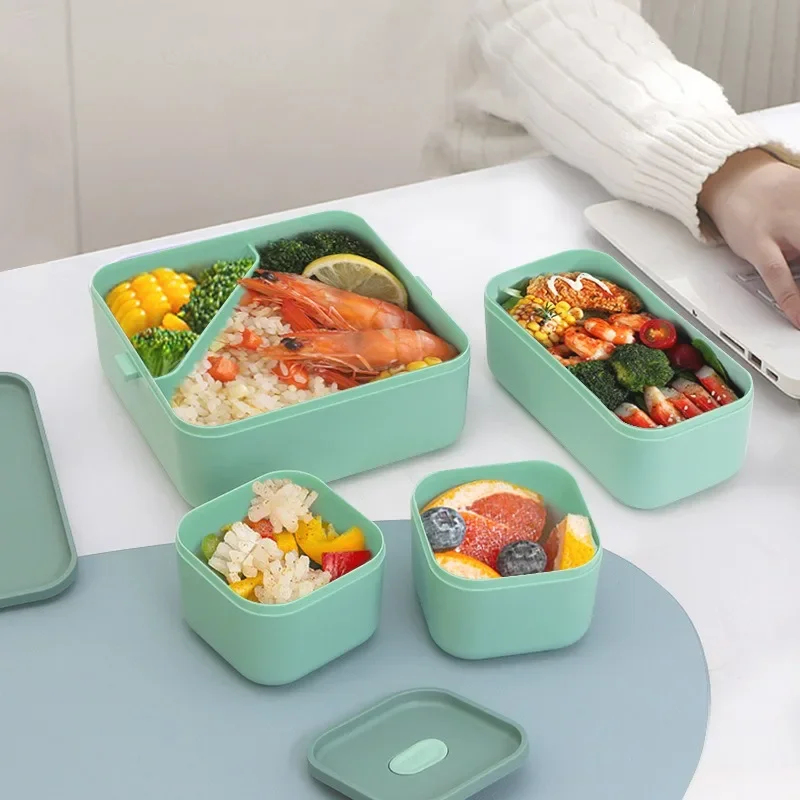 Portable Double Layer Lunch Bo - Food Storage With Scoop recensie en prijs