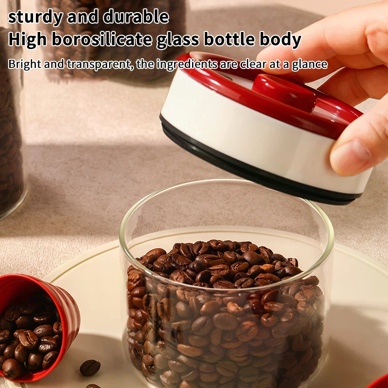 Coffee Beans Vacuum Sealed Tan - Food Storage Jar Glass recensie en prijs