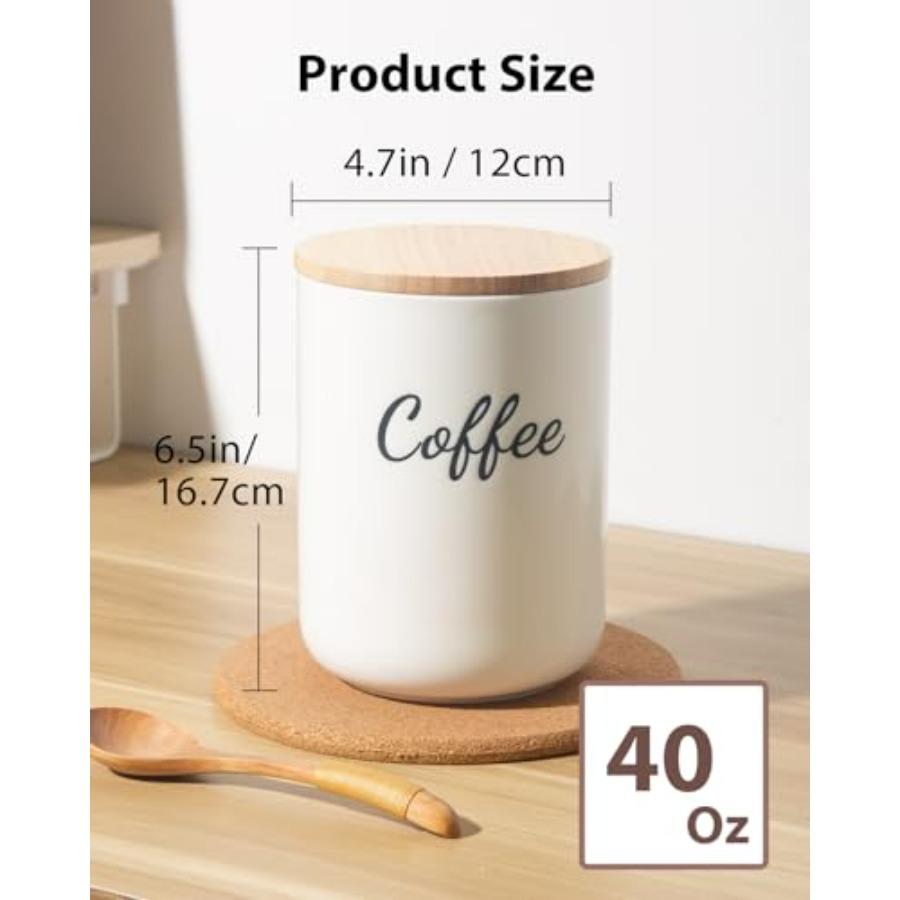 Ceramic Container with Lid, 40 - Food Storage Large recensie en prijs