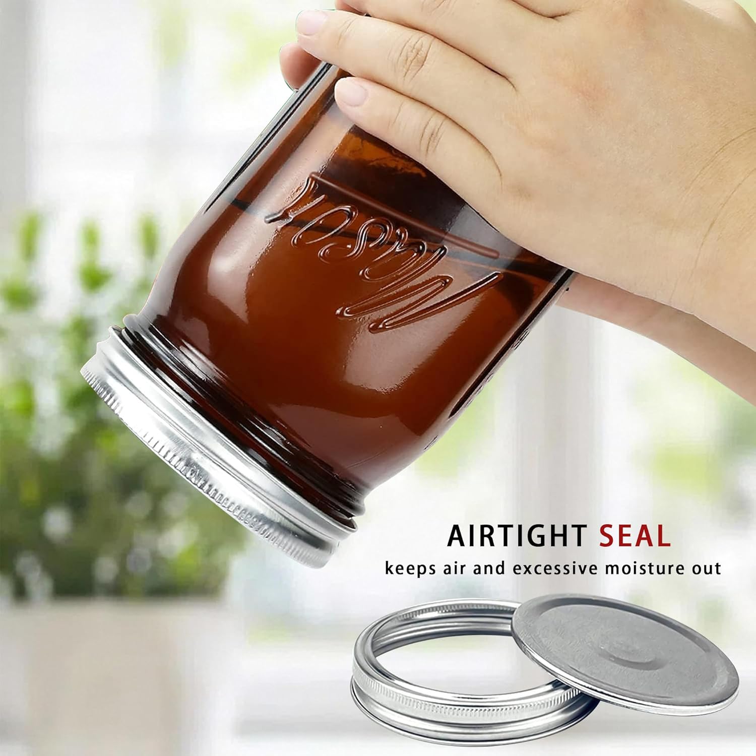 Amber Wide Mouth    Jars 32 oz - Food Storage Jar Glass recensie en prijs