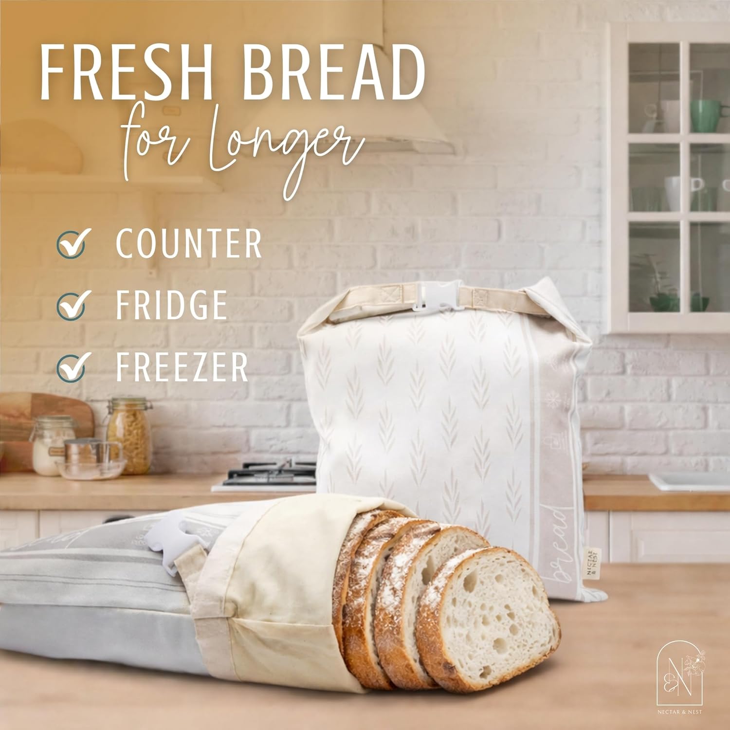 Reusable Beeswax Bread Bags fo - Food Storage Bags Xl recensie en prijs