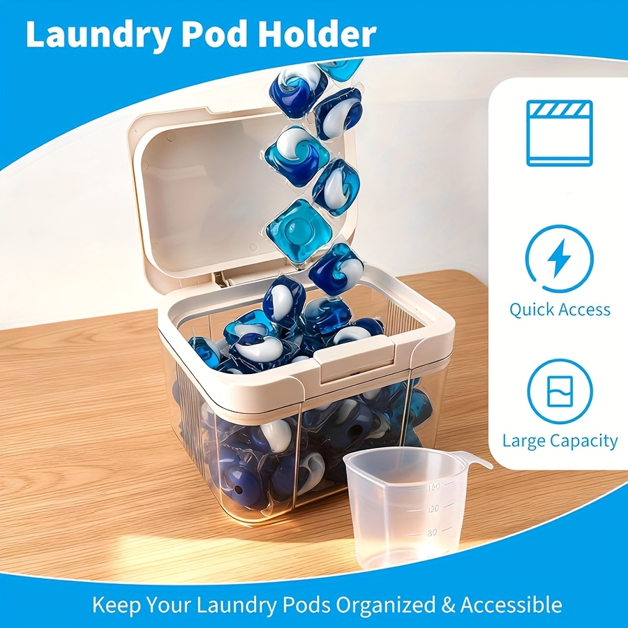 Laundry Pod Holder Compatible  - Food Storage With Scoop recensie en prijs