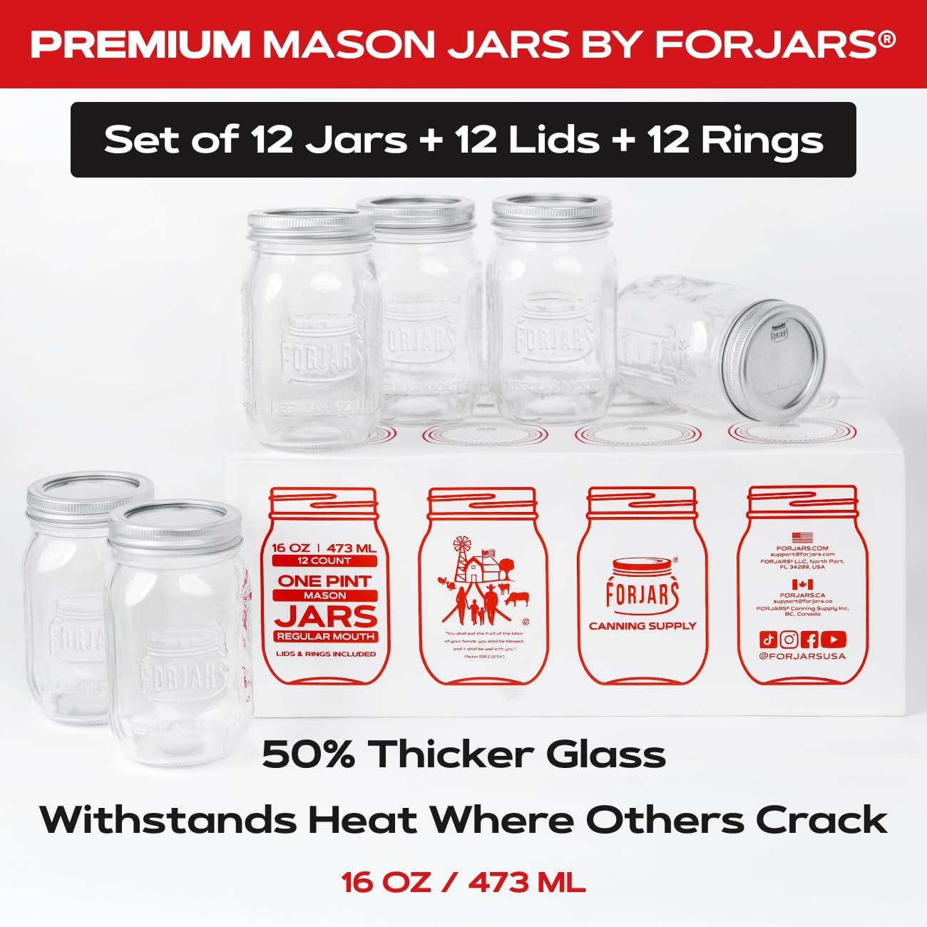 ® Premium    Jars with Lids –  - Food Storage Jar Glass recensie en prijs