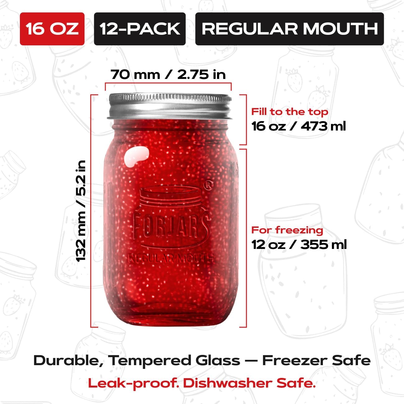 ® Premium    Jars with Lids –  - Food Storage Jar Glass recensie en prijs