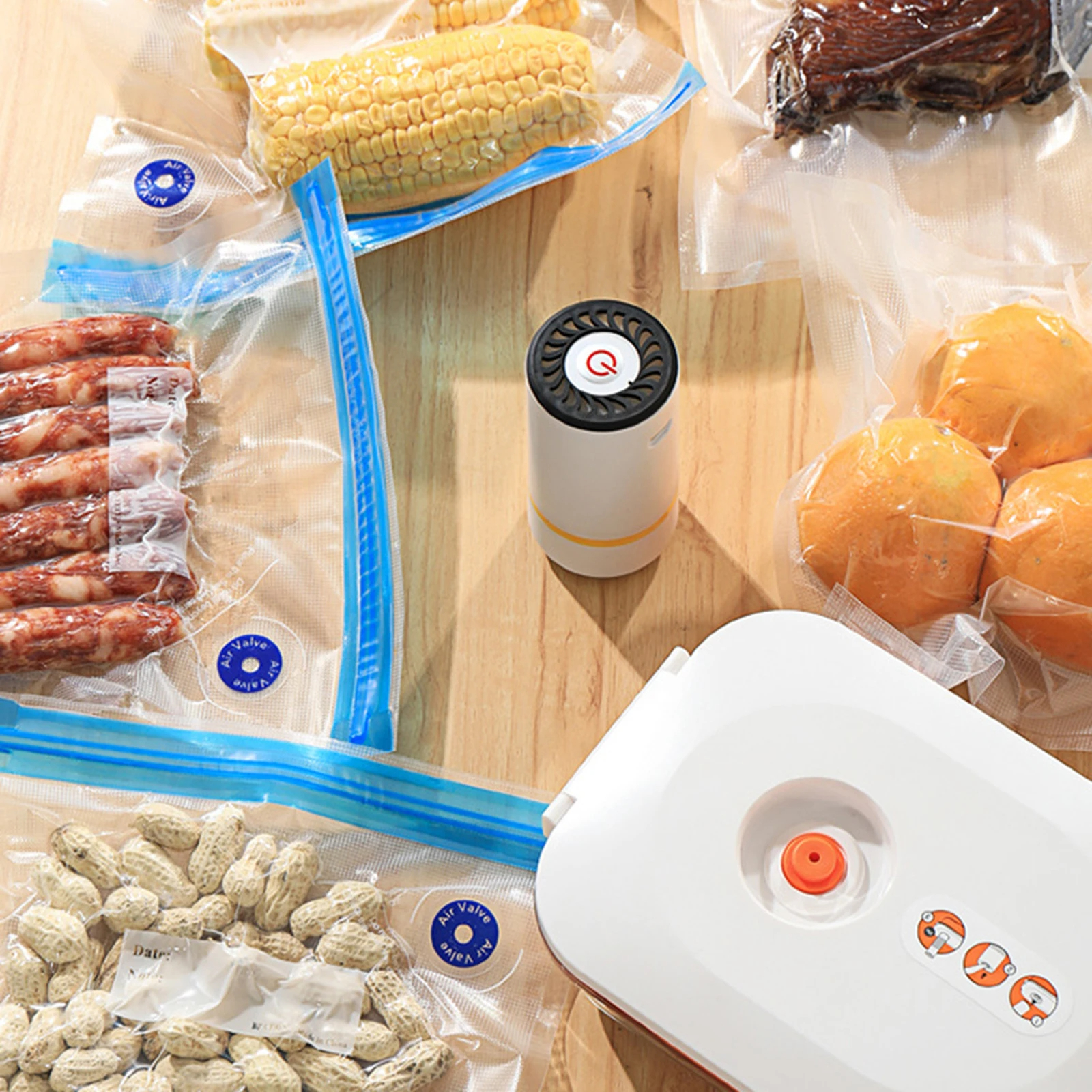 Reusable vacuum food storage b - Food Storage Vacuum Pump recensie en prijs