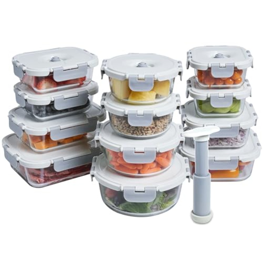 Vacuum Seal Glass Food Storage - Food Storage Vacuum Pump recensie en prijs