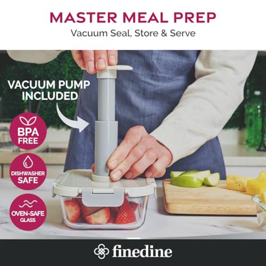Vacuum Seal Glass Food Storage - Food Storage Vacuum Pump recensie en prijs