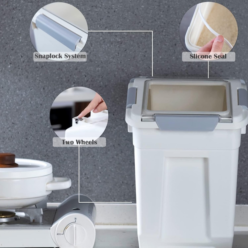 33 Liter / 50 lbs Rice Storage - Food Storage Usa recensie en prijs