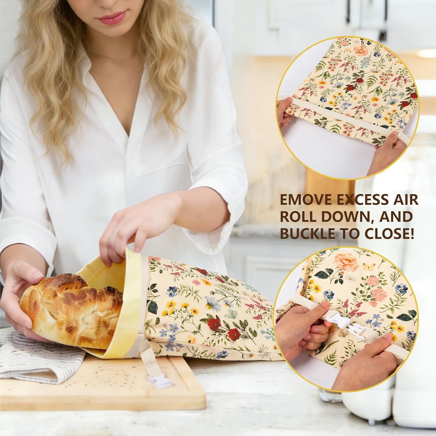 Reusable Beeswax Bread Bags fo - Food Storage Bags Xl recensie en prijs