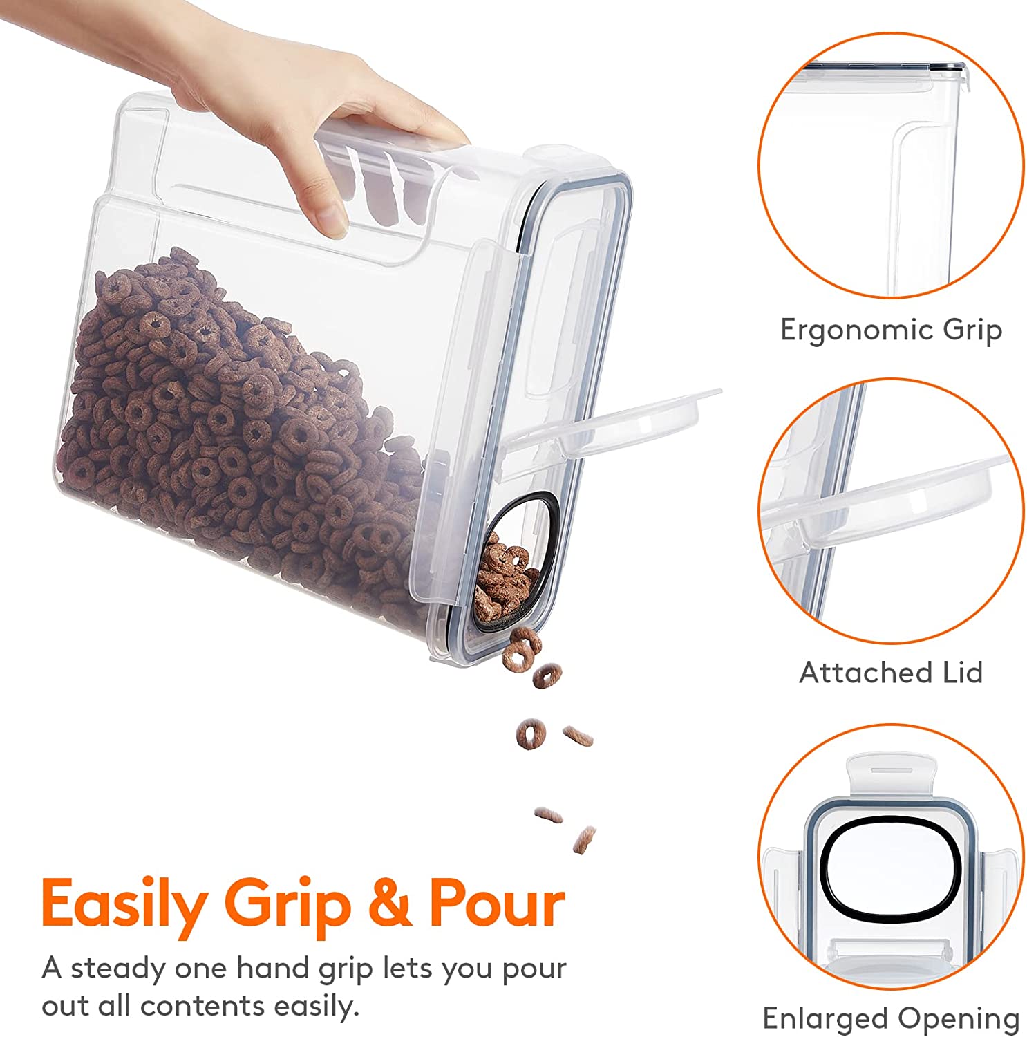 Large (5L) 2/3pcs grain contai - Food Storage In Room recensie en prijs