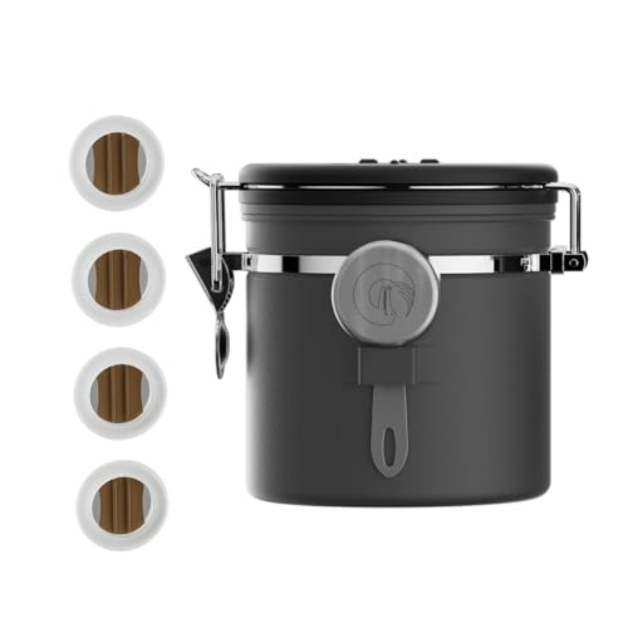 Coffee Canister, Airtight Stai - Food Storage With Scoop recensie en prijs