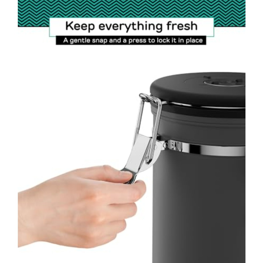 Coffee Canister, Airtight Stai - Food Storage With Scoop recensie en prijs