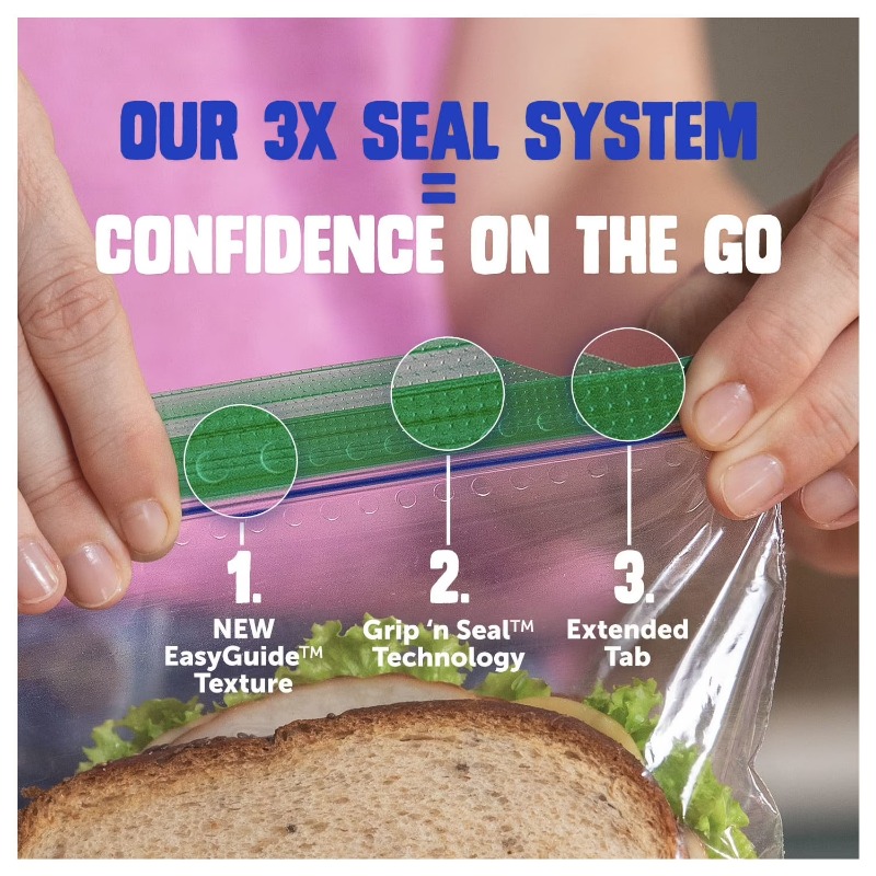 (3 pack) Brand XL Sandwich Bag - Food Storage Brands recensie en prijs