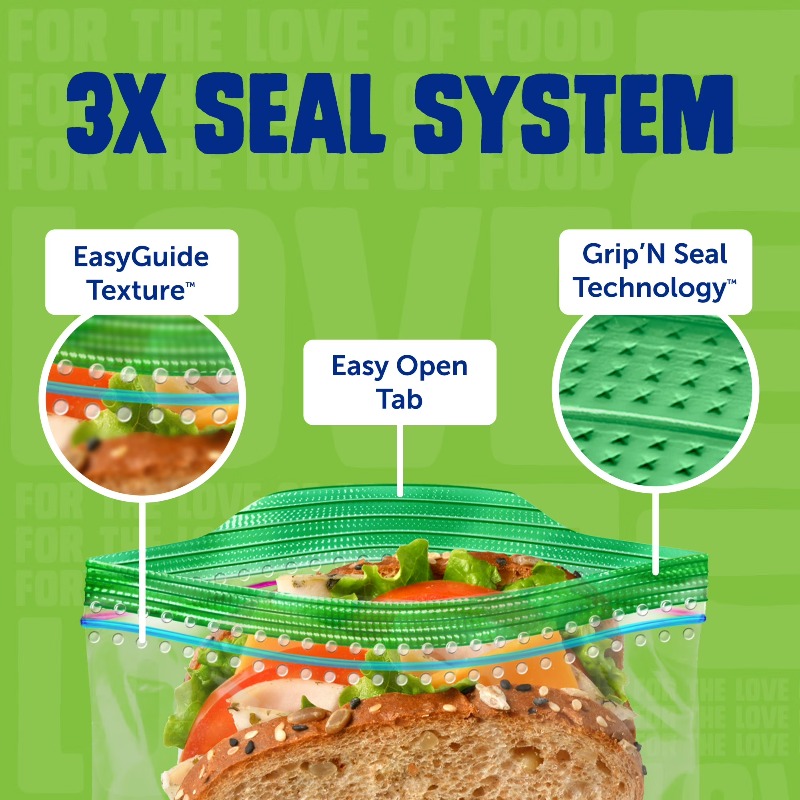 (3 pack) Brand XL Sandwich Bag - Food Storage Brands recensie en prijs