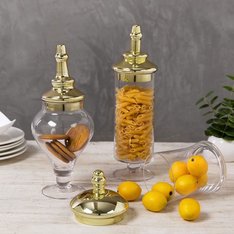 3 Piece Set Antique Clear Glas - Food Storage Set Glass recensie en prijs