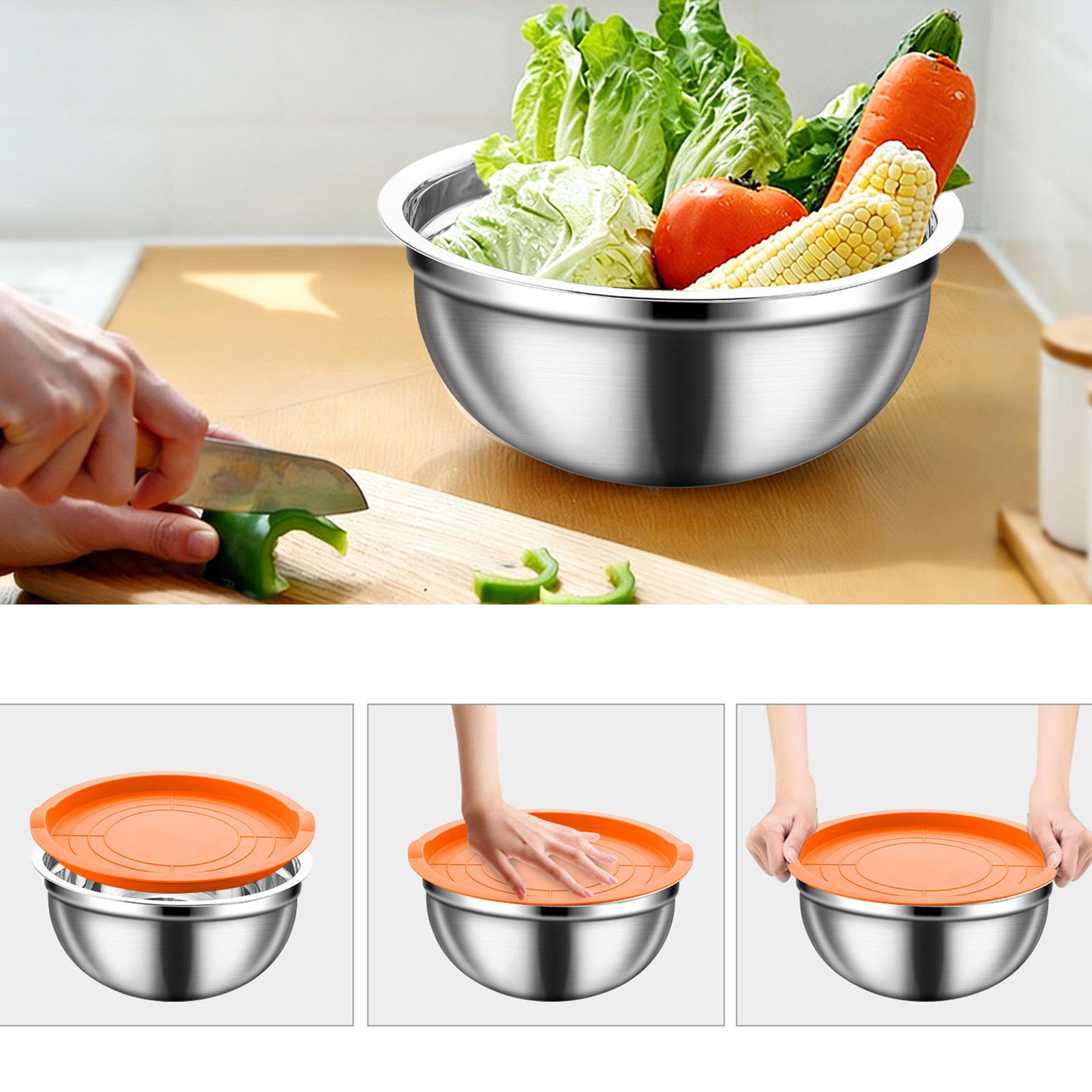 Steel Mixing Bowls Nesting Rou - Food Storage And Organizer recensie en prijs