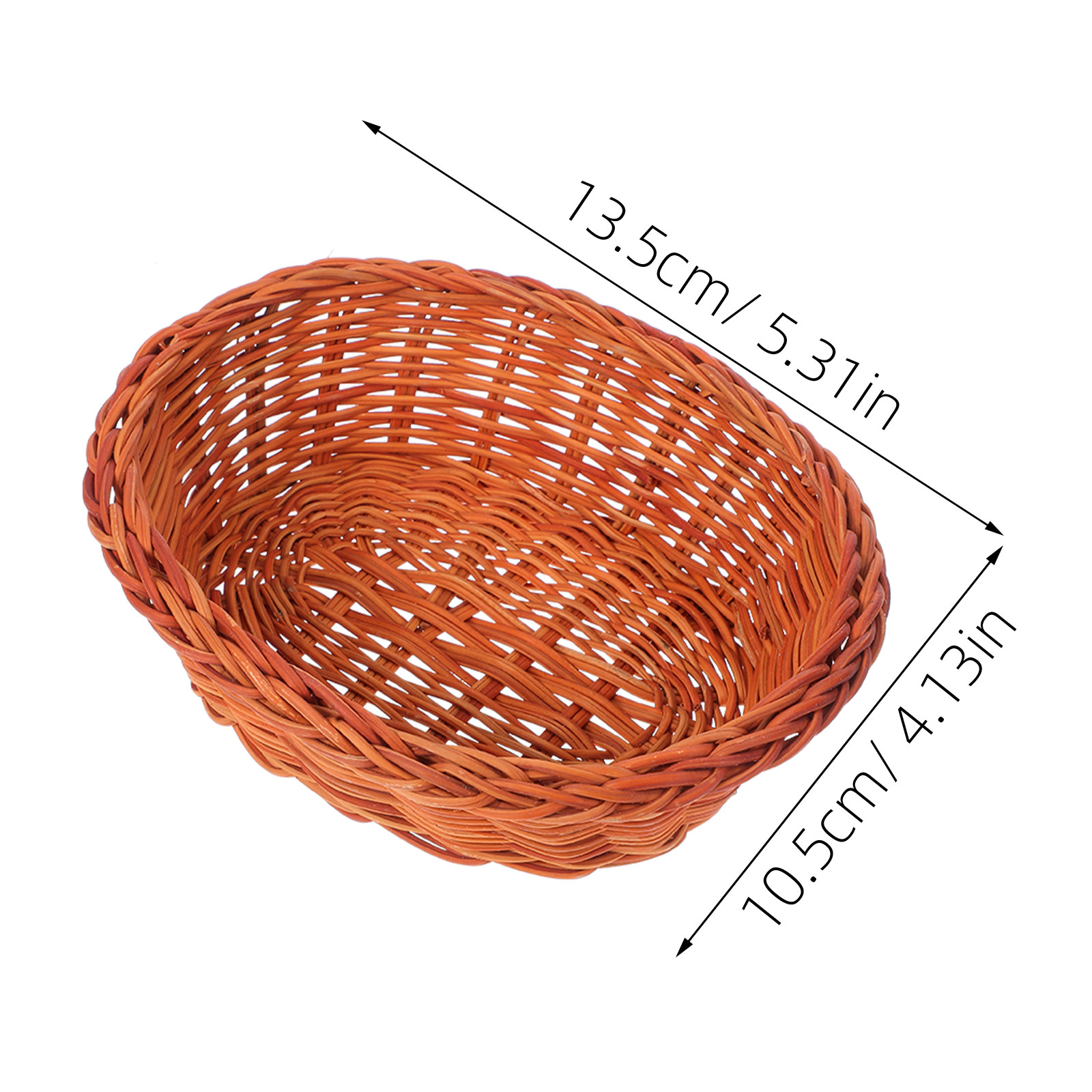 10Pcs Rattan Bread Basket Smal - Food Storage And Organizer recensie en prijs