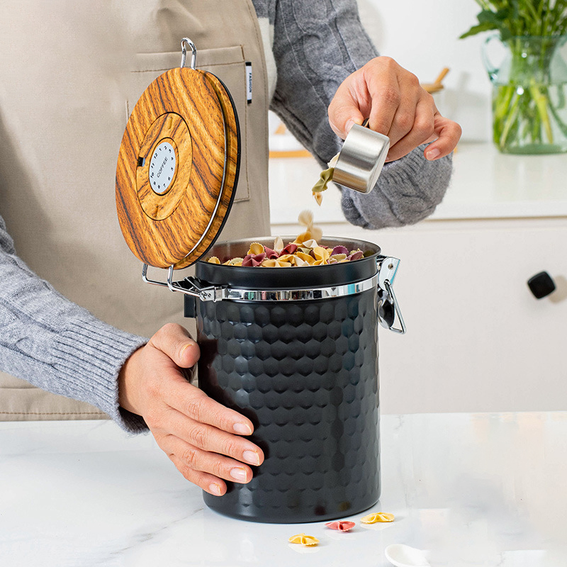 Kitchen Stainless Steel Coffee - Food Storage With Scoop recensie en prijs