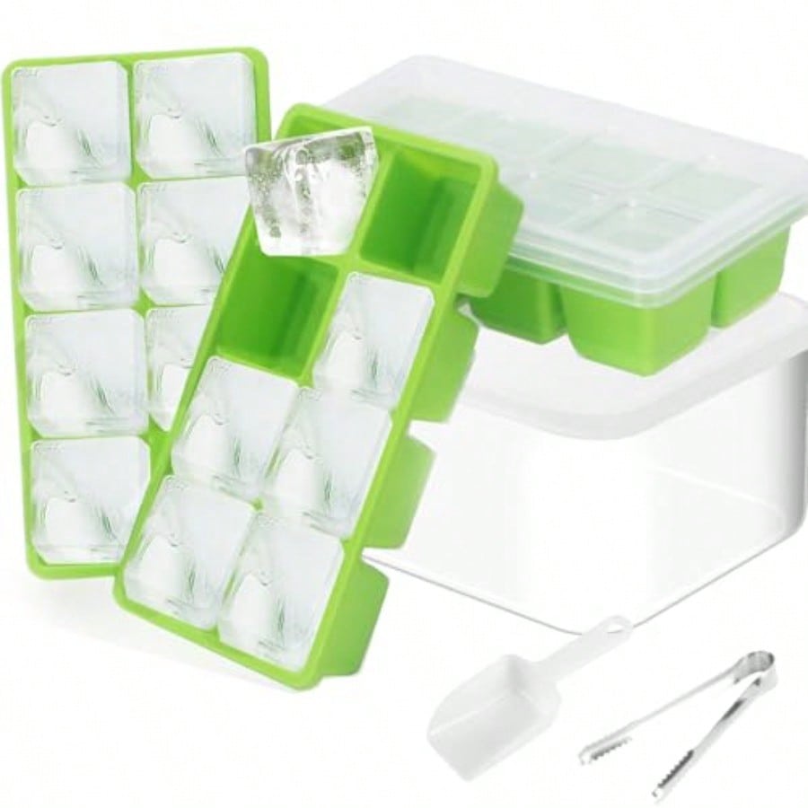 Ice Trays For Freezer With Lid - Food Storage Large recensie en prijs