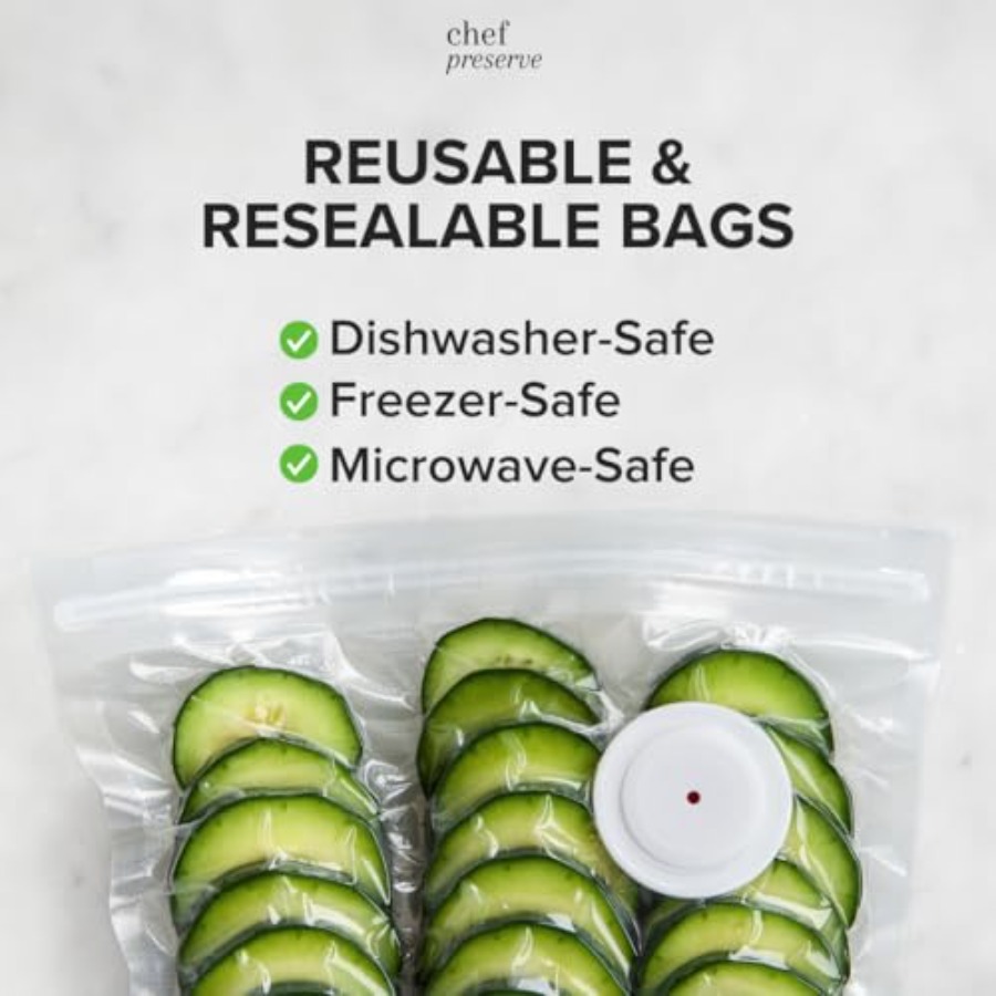 Reusable Vacuum Sealer Bags fo - Food Storage Bags Xl recensie en prijs