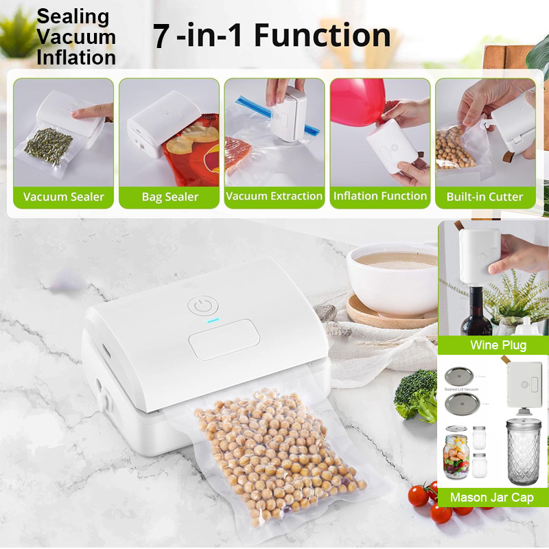 Unique 7 in 1 Automatic Home M - Food Storage Vacuum Pump recensie en prijs