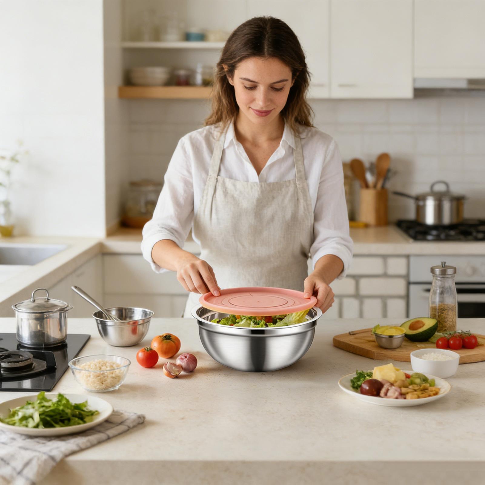 Metal Mixing Bowls Nesting Rou - Food Storage And Organizer recensie en prijs